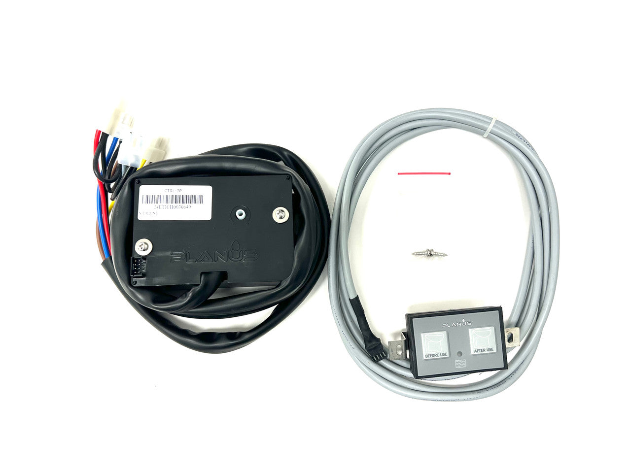 Planus "Slim, All-Frames" 1-Button Marine Toilet Control Panel Kit