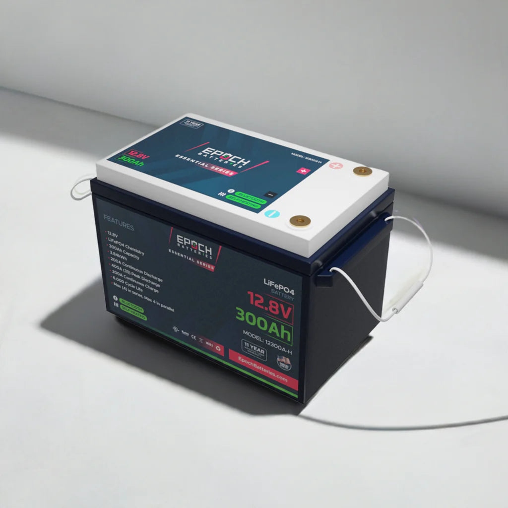 12V 300Ah Essential Series LiFePO4 Battery (3.84kWh) - ETA JULY 25