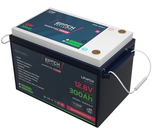 12V 300Ah Essential Series LiFePO4 Battery (3.84kWh) - ETA JULY 25