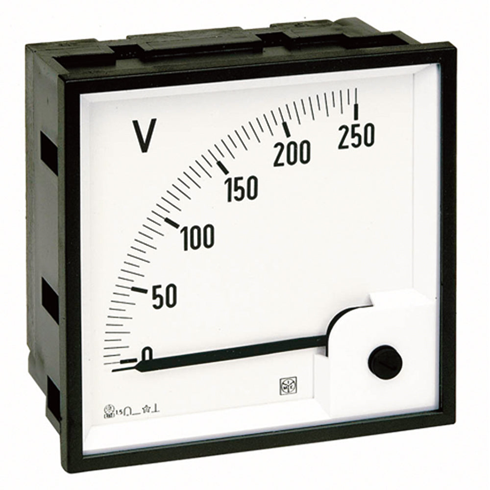 BTicino / IME RQ72M Analogue DC Voltmeter (0–40V Direct)