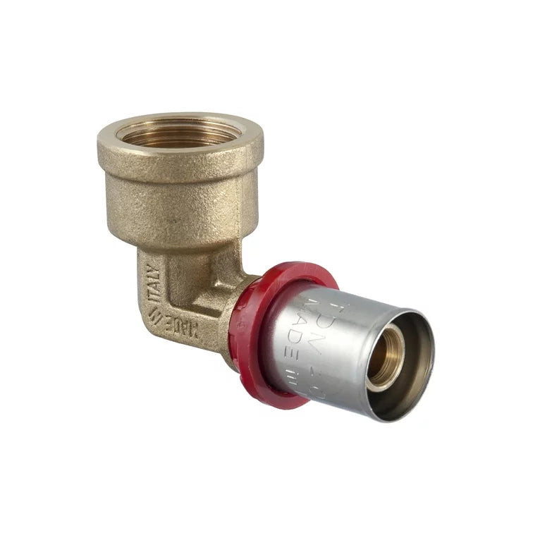 Elbow Press to female thread Coupling for Metric Multilayer Pipe