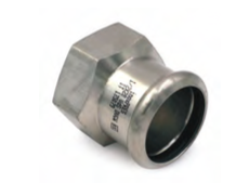 Female adaptor - CuNi (Copper-Nickel) or Stainless Steel
