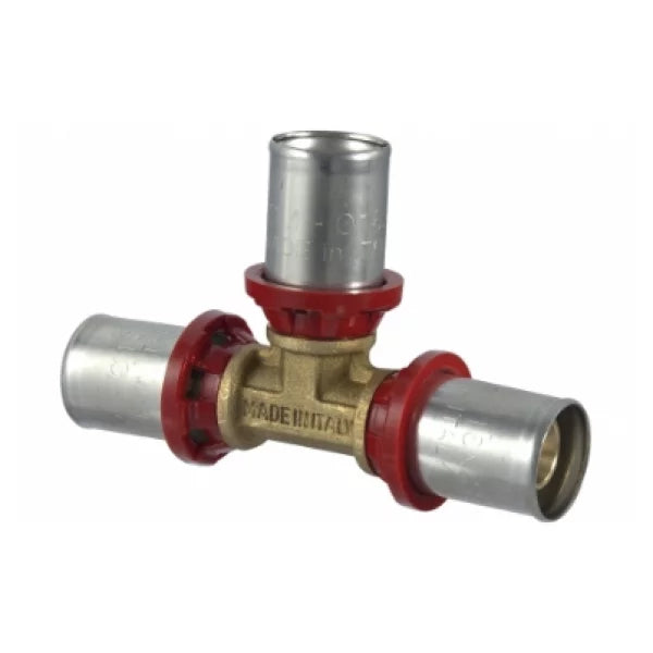 Tee Press Coupling for Metric Multilayer Pipe