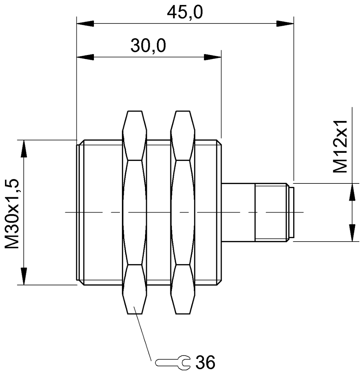 Balluff - BES02F0 Inductive Proximity Sensor (BES 515-327-E5-T-S4)