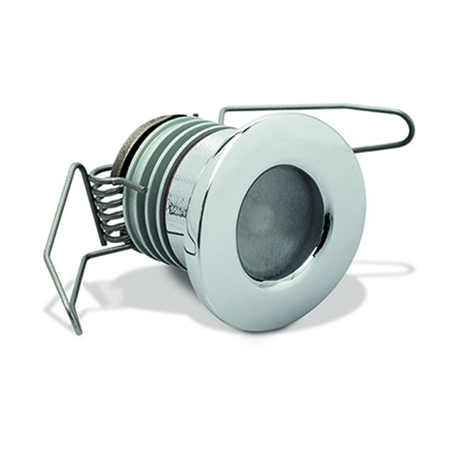 NAOS Round Spotlight Chrome Led White 2W 10-30VDC 3200°K Diam. 40mm